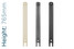 CA-ET765-TH - Carron Eton Narrow 1 Column Cast Iron Radiator H765mm x W834mm CA-ET765-TH - Carron Eton Narrow 1 Column Cast Iron Radiator H765mm x W834mm